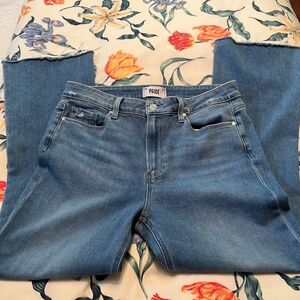 NWT PAIGE Collette Crop Flare Jeans
